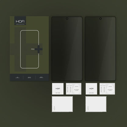 Ochranná fólia na displej Privacy HOFI Glass PRO+ pre Samsung Galaxy S25 Ultra S938, tvrdené sklo, plné lepidlo, sada 2 kusy