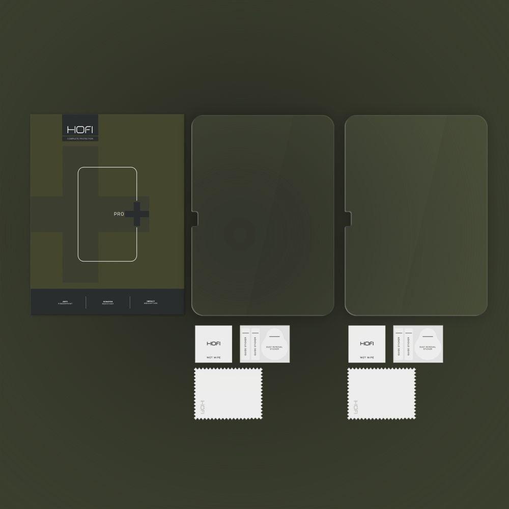 Ochranná fólia na obrazovku HOFI PRO+ pre Apple iPad (2025) / (2022), tvrdené sklo, plné lepenie, sada 2 kusov