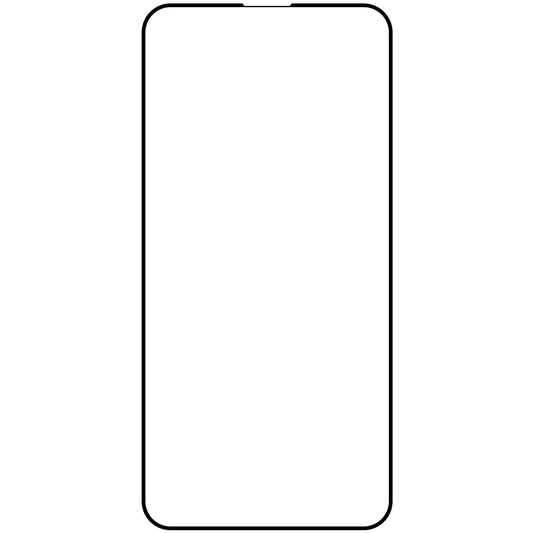 Ochranná fólia na displej OEM pre Apple iPhone 15 Pro Max, tvrdené sklo, plné lepidlo, sada 10 kusov, 9D, čierna