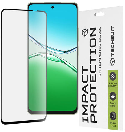 Ochranná fólia na displej Techsuit pre Oppo A5 Pro 4G / A5 Pro, tvrdené sklo, plné lepidlo, 111D, čierna