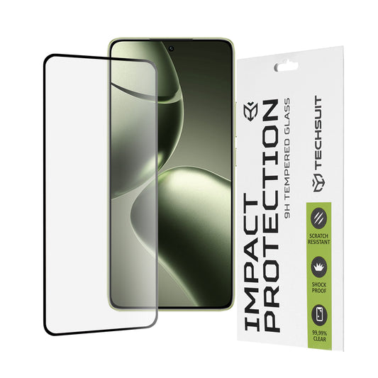 Ochranná fólia na displej Techsuit pre Xiaomi 14T Pro / 14T, tvrdené sklo, celoplošné lepidlo, 111D, čierna