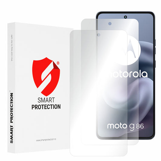 Ochranná fólia na displej Smart Protection Premium Classic pre Motorola Moto G86, plast, sada 2 kusy