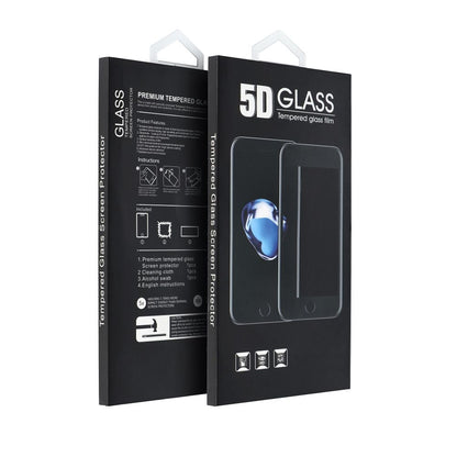 Ochranná fólia na displej OEM pre Honor 400 Lite, tvrdené sklo, plné lepidlo, 5D, čierna