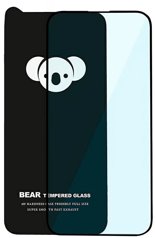 Ochranná fólia na obrazovku Bear HD pre Apple iPhone 17 Air, tvrdené sklo, plné lepidlo, čierna