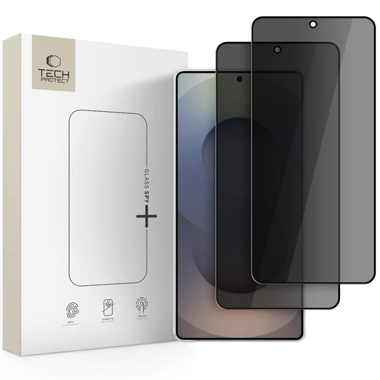 Ochranná fólia na displej Privacy Tech-Protect Spy+ pre Samsung Galaxy S26 Ultra S948, Tvrdené sklo, Full Glue, Sada 2 kusy
