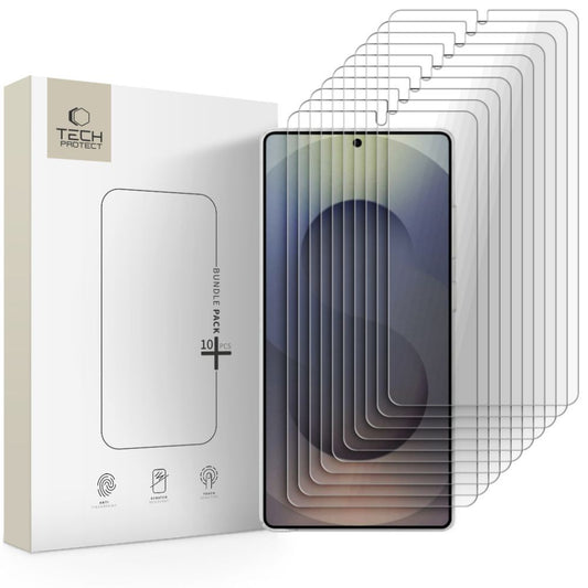 Ochranná fólia na displej Tech-Protect pre Samsung Galaxy S26 Ultra S948, Kalené sklo, Full Glue, Sada 10 kusov