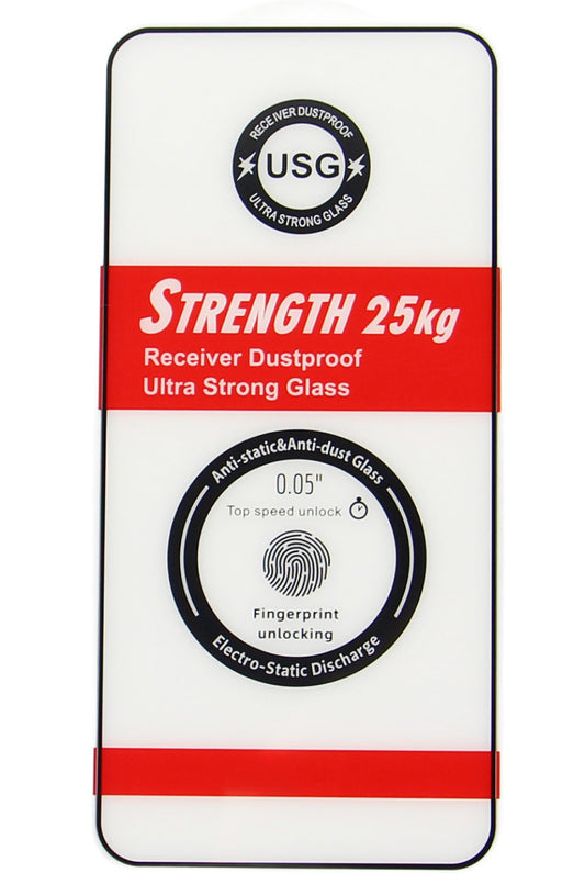 Ochranná fólia na displej OEM Ultra Strong 25KG pre Samsung Galaxy S26 S942, tvrdené sklo, plné lepidlo, 2.5D, čierna