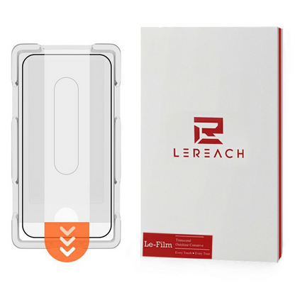 Ochranná fólia na displej Lereach pre Xiaomi Poco X8 Pro Max, tvrdené sklo, plné lepidlo, čierna