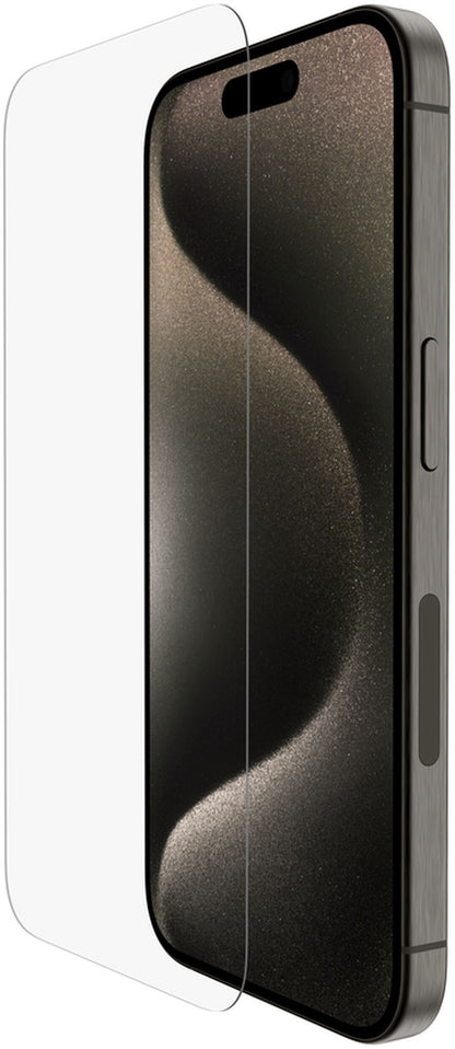 Ochranná fólia na obrazovku Belkin ScreenForce TemperedGlass pre Apple iPhone 15 Pro, tvrdené sklo, plné lepidlo OVA137zz