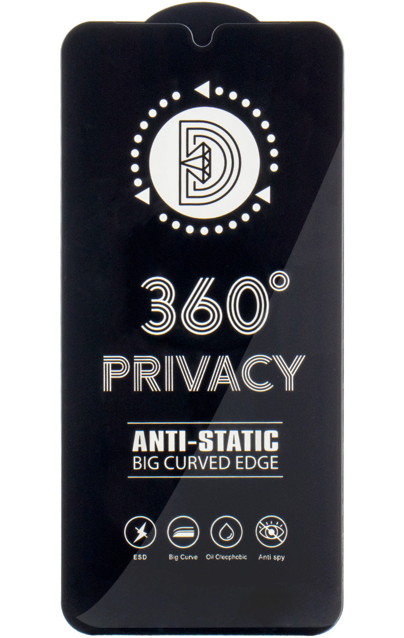 Ochranná fólia na displej Privacy OEM 360 pre Samsung Galaxy A37 5G, tvrdené sklo, plné lepidlo