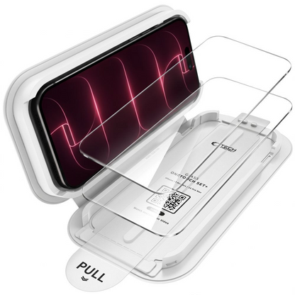 Ochranná fólia na obrazovku Tech-Protect OneTouch pre Apple iPhone 18 Pro Max / 17 Pro Max, tvrdené sklo, plné lepidlo, sada 2 kusy