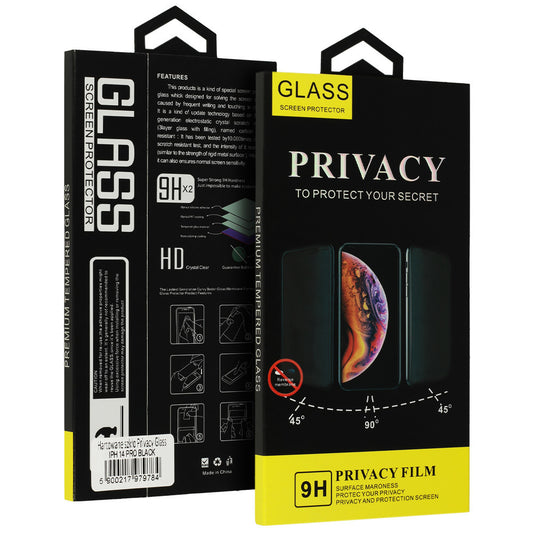Ochranná fólia na displej Privacy OEM pre Apple iPhone 18 Pro, tvrdené sklo, plné lepidlo