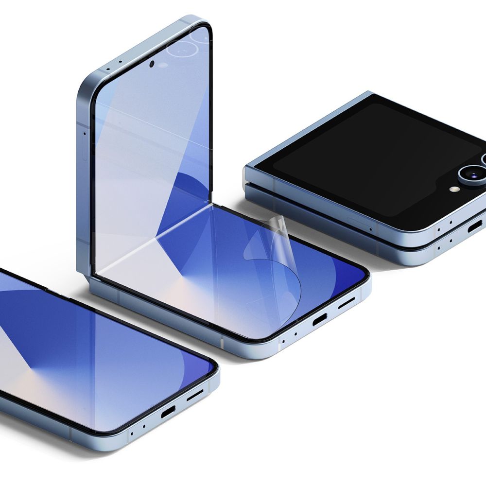 Ochranná fólia Ringke Dual Easy pre vnútorný displej Samsung Galaxy Z Flip6 F741, Plast, Sada 2 kusy