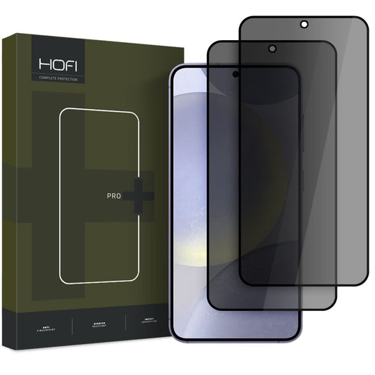 Ochranná fólia na displej Privacy HOFI Glass PRO+ pre Samsung Galaxy S25 S931, tvrdené sklo, plné lepidlo, sada 2 kusy