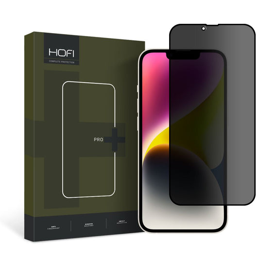 Ochranná fólia na displej Privacy HOFI PRO+ pre Apple iPhone 14 Plus / 13 Pro Max, tvrdené sklo, plné lepenie