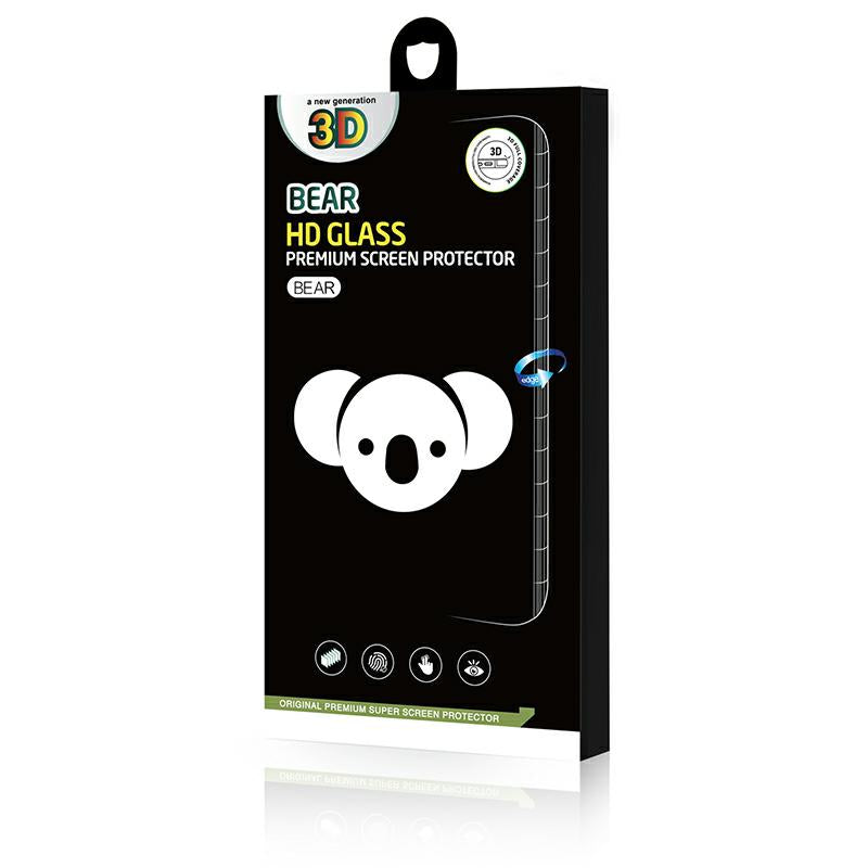 Ochranná fólia na displej Bear HD pre Samsung Galaxy S25 Ultra S938, tvrdené sklo, plné lepidlo, čierna