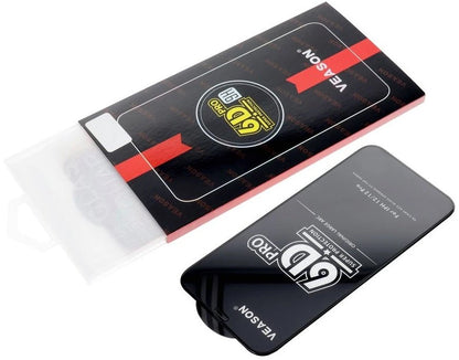 Ochranná fólia na displej Veason PRO pre Motorola Moto E32s / E22s / E32 / G22, tvrdené sklo, plné lepidlo, 6D, čierna