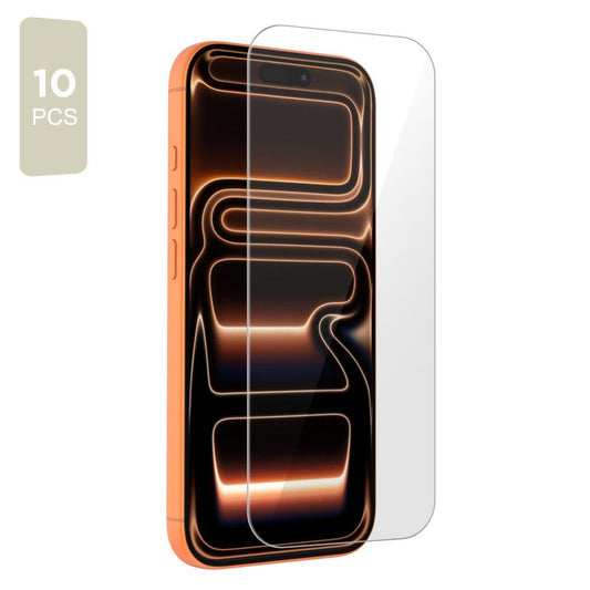 Ochranná fólia na displej Tech-Protect pre Apple iPhone 17 Pro / 17 / 16 Pro, Tvrdené sklo, Full Glue, Sada 10 kusov