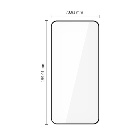 Ochranná fólia na displej Tech-Protect FIT+ pre Xiaomi Redmi Note 15 Pro 5G, Kalené sklo, Full Glue, Sada 2 kusy, 2.5D, Čierna