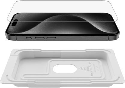 Ochranná fólia na obrazovku Belkin ScreenForce TemperedGlass pre Apple iPhone 15 Pro, tvrdené sklo, plné lepidlo OVA137zz