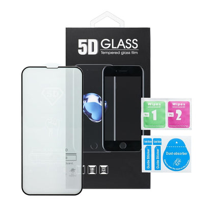 Ochranné sklo na displej Privacy OEM pre Apple iPhone 17, tvrdené sklo, Full Glue, 5D, čierne