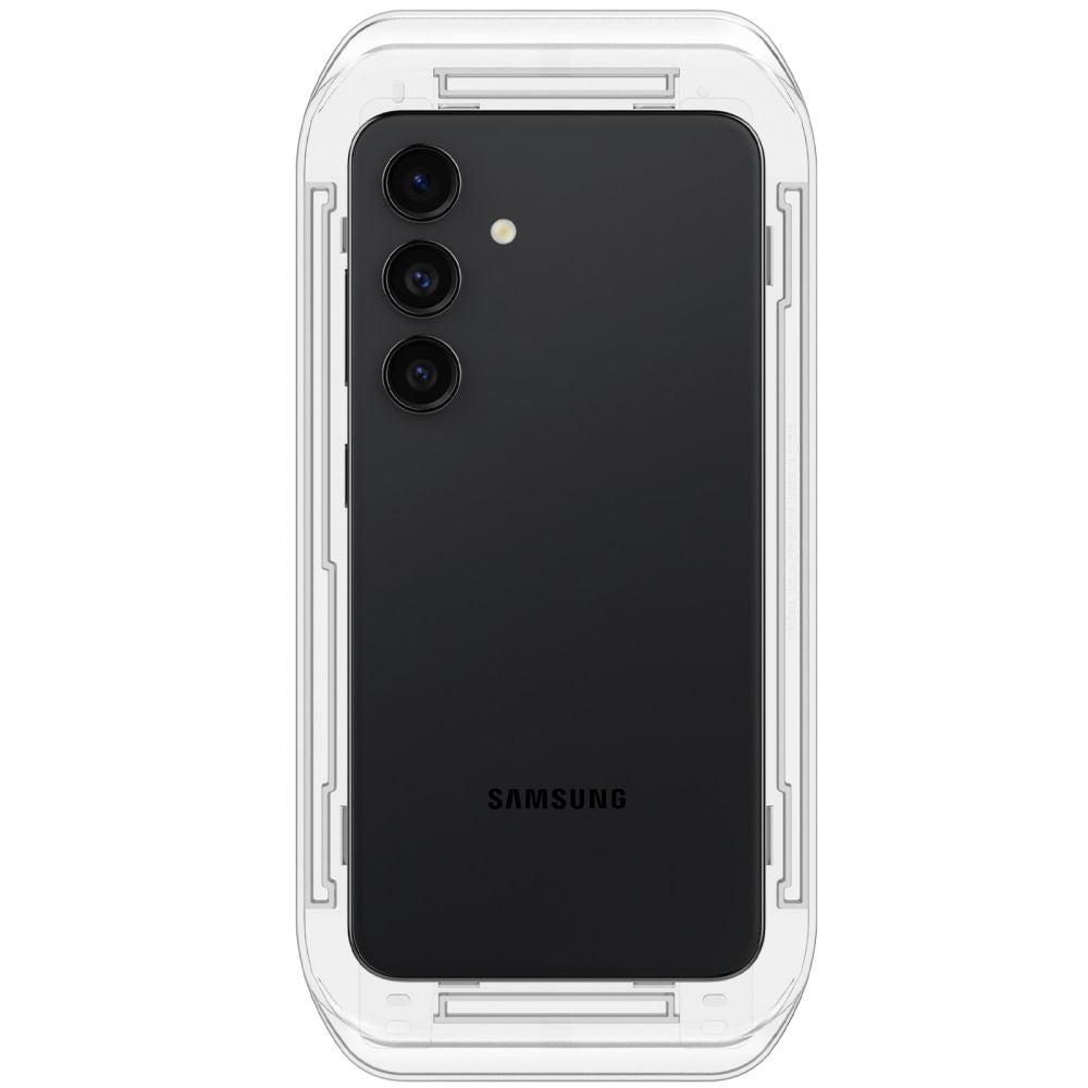 Ochranná fólia na displej Spigen GlastR EZ FIT pre Samsung Galaxy S25+ S936 / S24+ S926, Tvrdené sklo, Full Glue, Sada 2 kusy AGL07432