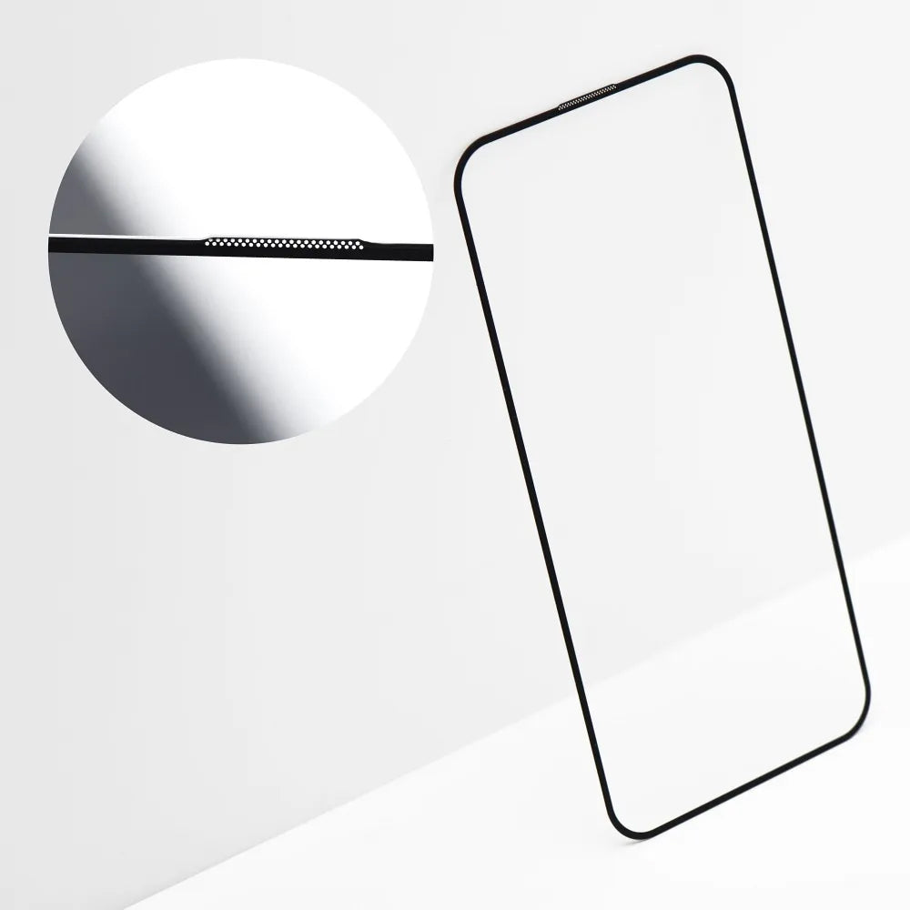 Ochranná fólia na displej OEM OG Premium pre Apple iPhone 17 Pro, Tvrdené sklo, Full Glue, Čierna