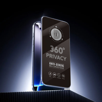 Ochranná fólia na displej Privacy OEM 360 pre Samsung Galaxy A37 5G, tvrdené sklo, plné lepidlo