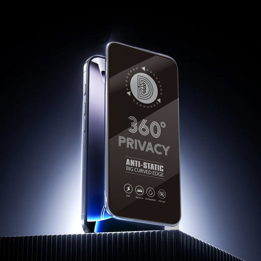 Ochranná fólia na displej Privacy OEM 360 pre Samsung Galaxy A37 5G, tvrdené sklo, plné lepidlo