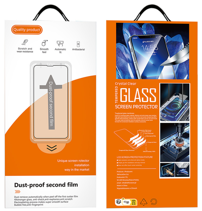 Ochranná fólia na displej OEM Dust Free Easy Fit pre Apple iPhone 16e / 14 / 13 Pro / 13, tvrdené sklo, celoplošné lepenie, čierna