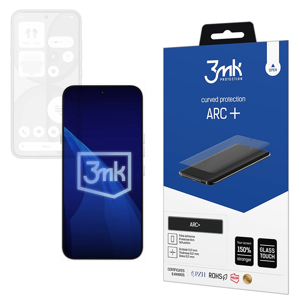 Ochranná fólia na displej 3MK ARC+ pre Nothing Phone (4a), plast