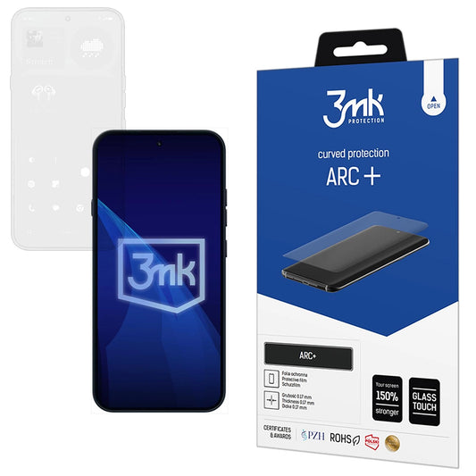 Ochranná fólia na displej 3MK ARC+ pre Nothing Phone (4a) Pro, plastová