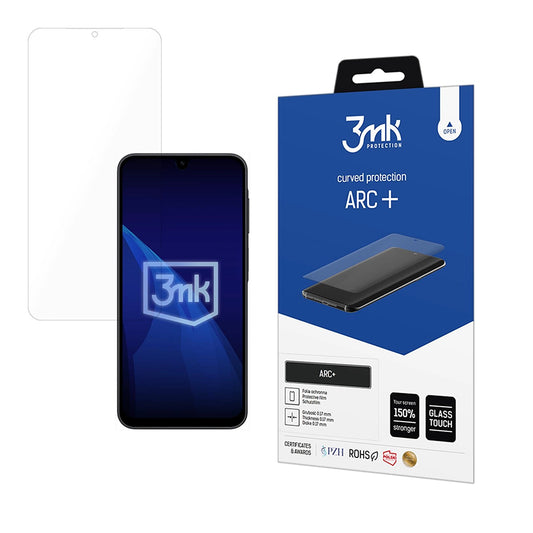 Ochranná fólia na displej 3MK ARC+ pre Samsung Galaxy A17 4G / A17 5G / A16 5G A166 / A16 4G A165, plastová