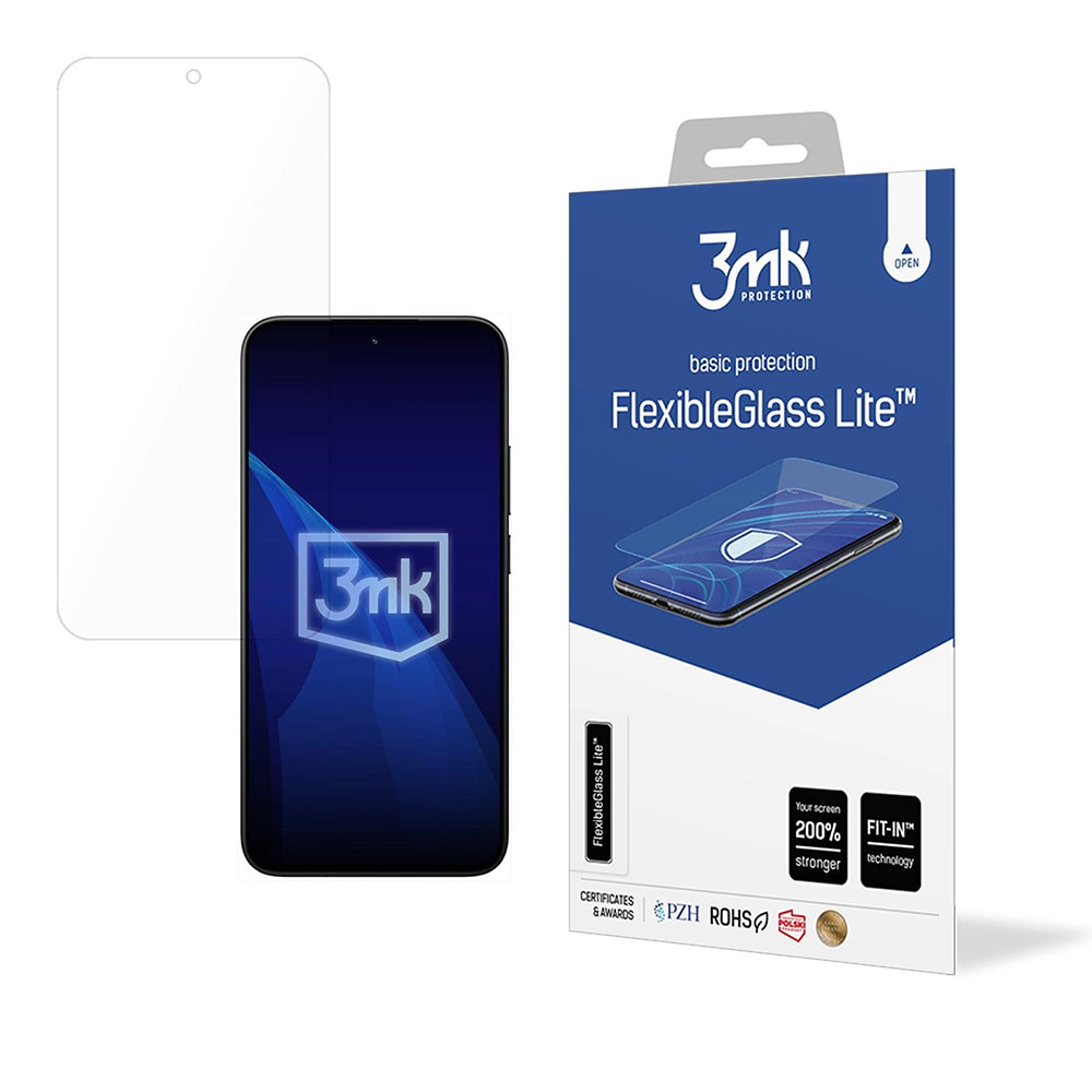 Ochranná fólia na displej 3MK FlexibleGlass Lite pre Xiaomi 15T Pro, Flexibilné sklo, Full Glue