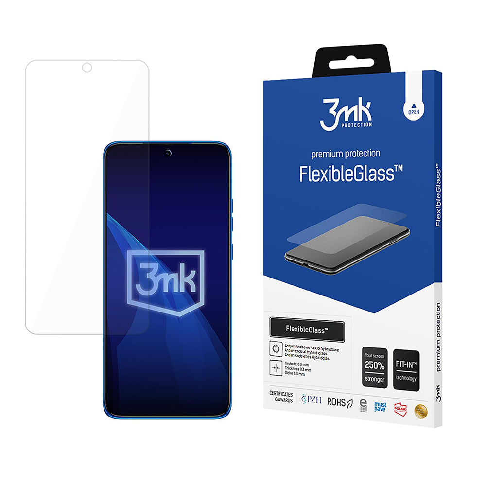 Ochranná fólia na displej 3MK FlexibleGlass pre Motorola Edge 60 Neo / Edge 50 Neo, flexibilné sklo, plné lepidlo