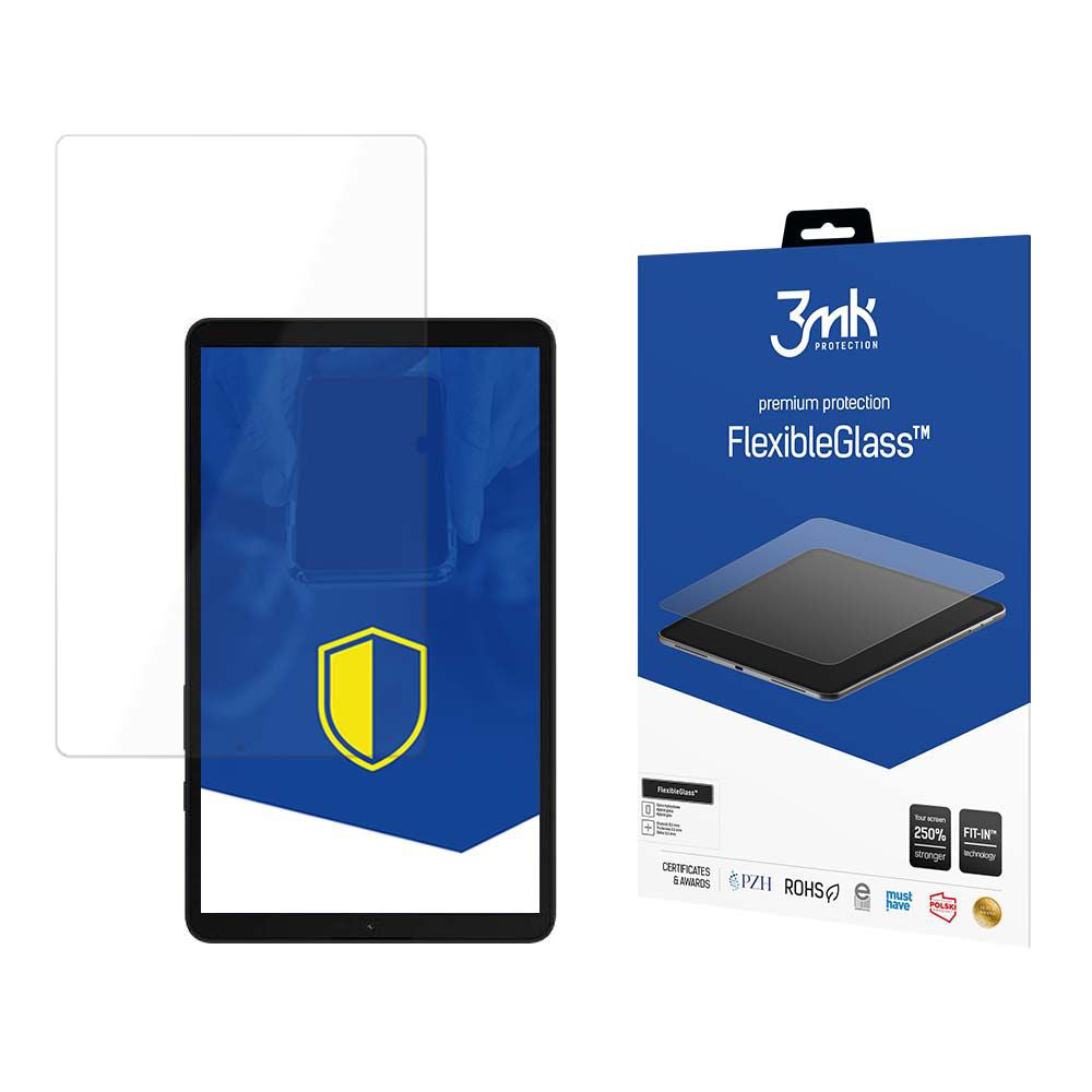 Ochranná fólia na obrazovku 3MK FlexibleGlass pre Samsung Galaxy Tab A11+ / Tab A9+, flexibilné sklo, plné lepidlo