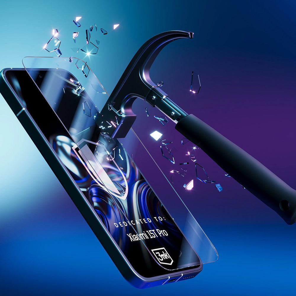 Ochranná fólia na displej 3MK FlexibleGlass pre Xiaomi 15T Pro, Flexibilné sklo, Full Glue