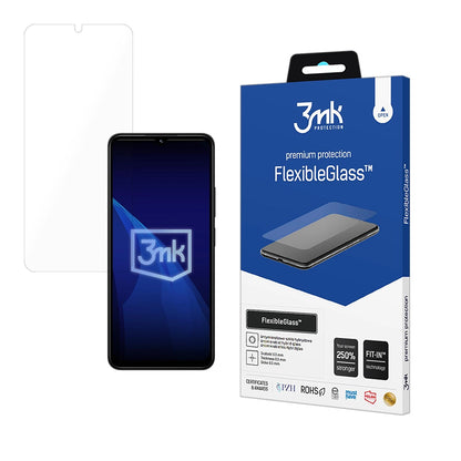 Ochranná fólia na displej 3MK FlexibleGlass pre Xiaomi Poco C75 / Redmi 14C, flexibilné sklo, plné lepidlo