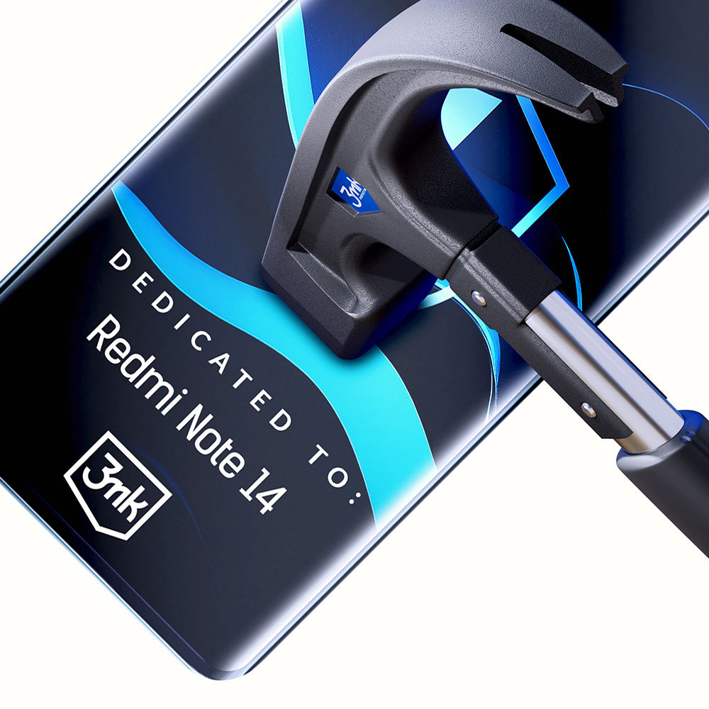 Ochranná fólia na displej 3MK FlexibleGlass pre Xiaomi Redmi Note 14 4G (Štandard), Flexibilné sklo, Plné lepidlo