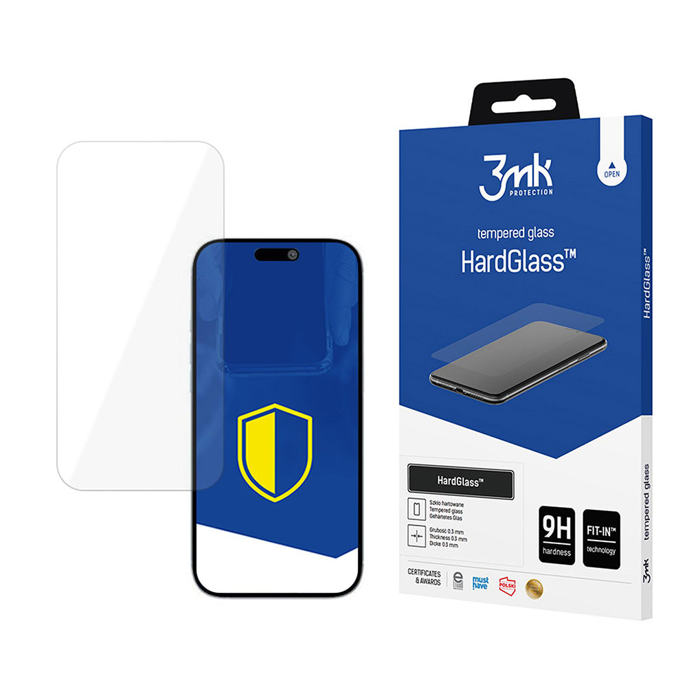Ochranná fólia 3MK HardGlass na displej pre Apple iPhone 17 Air, Tvrdené sklo, Full Glue