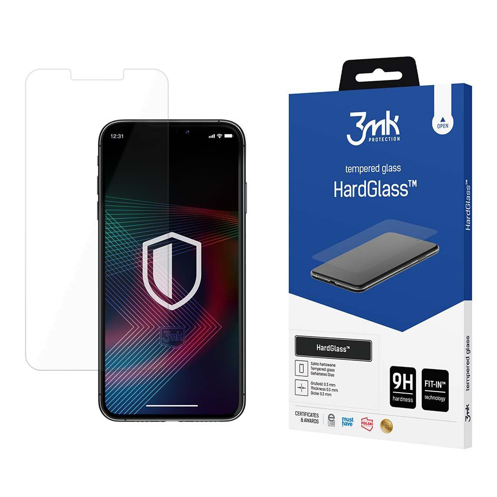 Ochranná fólia na displej 3MK HardGlass pre Apple iPhone 17 Pro Max / 16 Pro Max, Kalené sklo, Full Glue