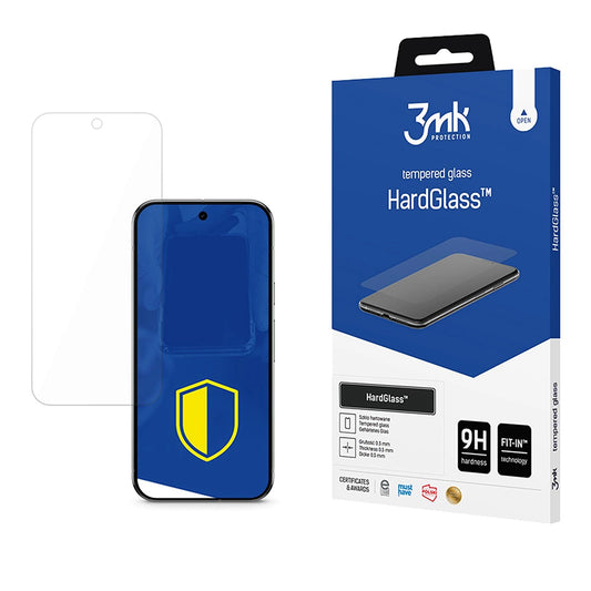 Ochranná fólia na displej 3MK HardGlass pre Google Pixel 10 Pro / 10, tvrdené sklo, plné lepidlo
