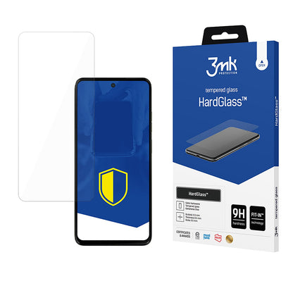 Ochranná fólia na displej 3MK HardGlass pre Motorola Moto G15 / G15 Power / E15 / G05, tvrdené sklo, plné lepidlo