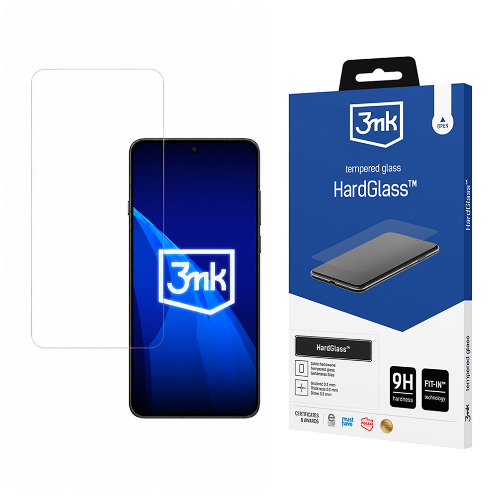 Ochranná fólia na displej 3MK HardGlass pre Oppo Find X9 Ultra, tvrdené sklo, plné lepidlo