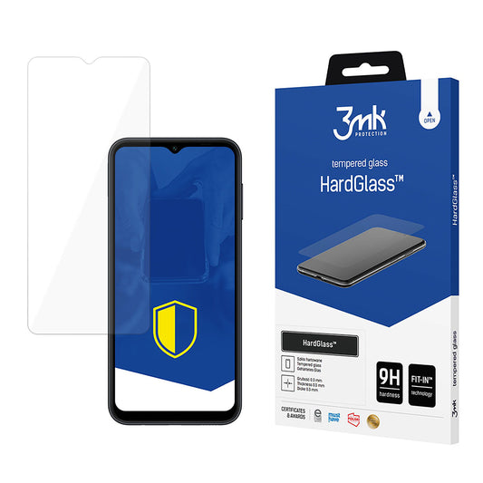 Ochranná fólia na displej 3MK HardGlass pre Samsung Galaxy A14 A145 / A14 5G A146, Tvrdené sklo, Full Glue