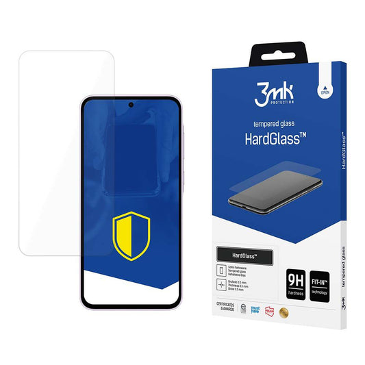 Ochranná fólia na displej 3MK HardGlass pre Samsung Galaxy A55 5G A556 / A35 5G A356, tvrdené sklo, plné lepidlo