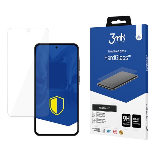 Ochranná fólia na displej 3MK HardGlass pre Samsung Galaxy A56 A566 / A36 A366, tvrdené sklo, plné lepidlo
