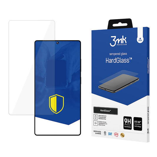 Ochranná fólia na displej 3MK HardGlass pre Samsung Galaxy S25 Ultra S938, tvrdené sklo, plné lepidlo