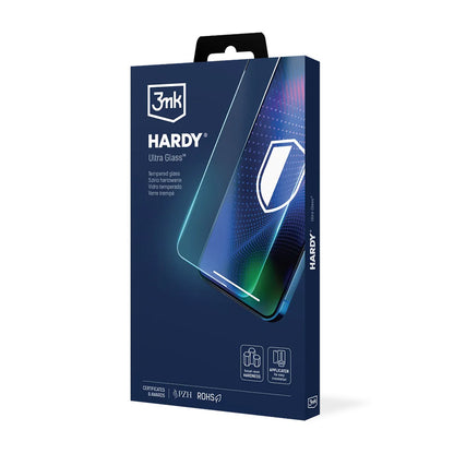 Ochranná fólia 3MK Hardy Ultra na displej pre Apple iPhone 17 Air, Tvrdené sklo, Full Glue, Čierna
