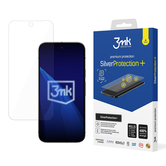 Ochranná fólia na displej 3MK Silver Protect+ pre Google Pixel 9a, plast